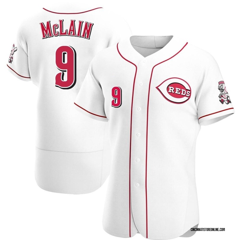 Matt McLain Men's Cincinnati Reds Home Jersey - White Authentic
