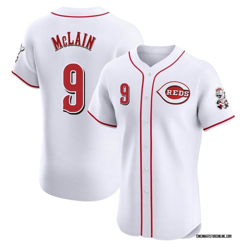 Matt McLain Men's Cincinnati Reds Home Jersey - White Elite