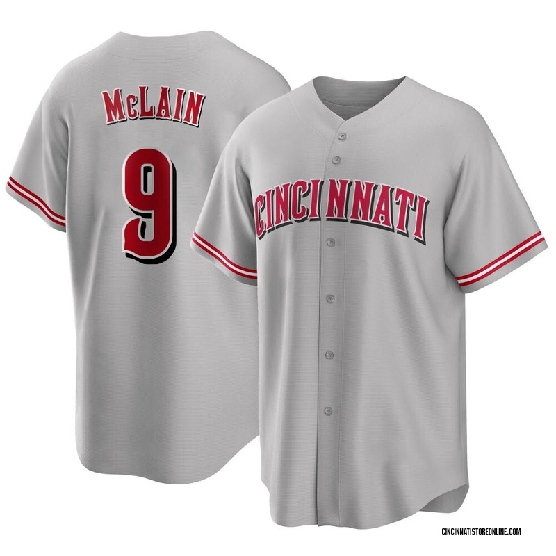 Matt McLain Men's Cincinnati Reds Road Jersey - Gray Replica