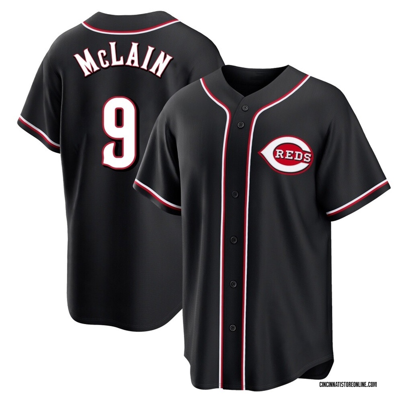 Matt McLain Youth Cincinnati Reds Fashion Out Jersey - Black Replica