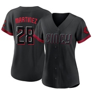 Nick Martinez Women's Cincinnati Reds 2023 City Connect Jersey - Black Authentic