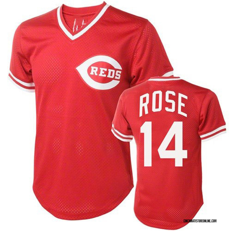 Pete Rose Hit King #4256 Signed Cincinnati Reds Authentic Jersey