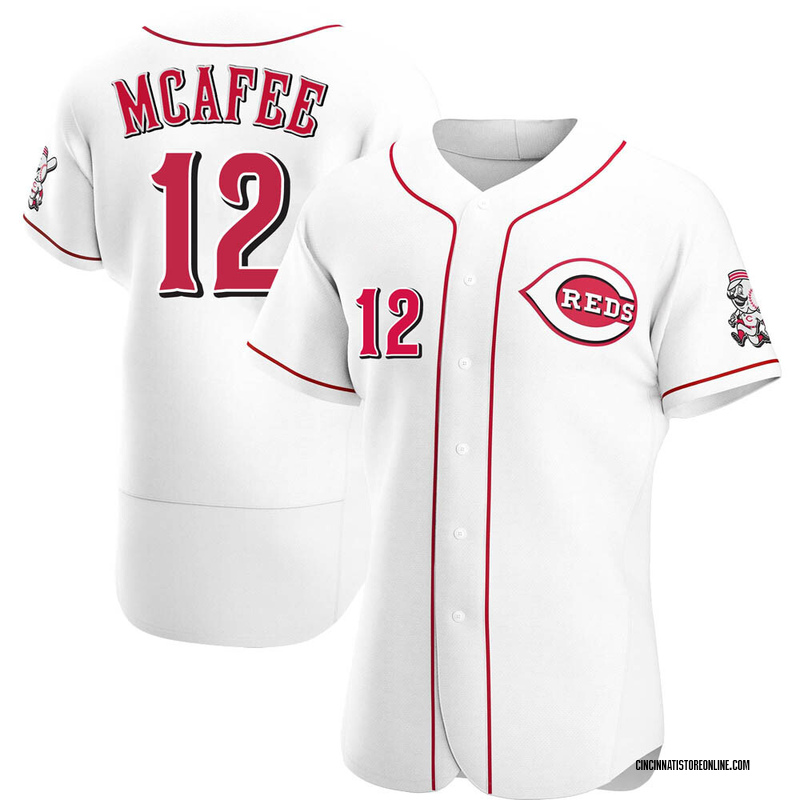 Quincy Mcafee Men's Cincinnati Reds Home Jersey - White Authentic