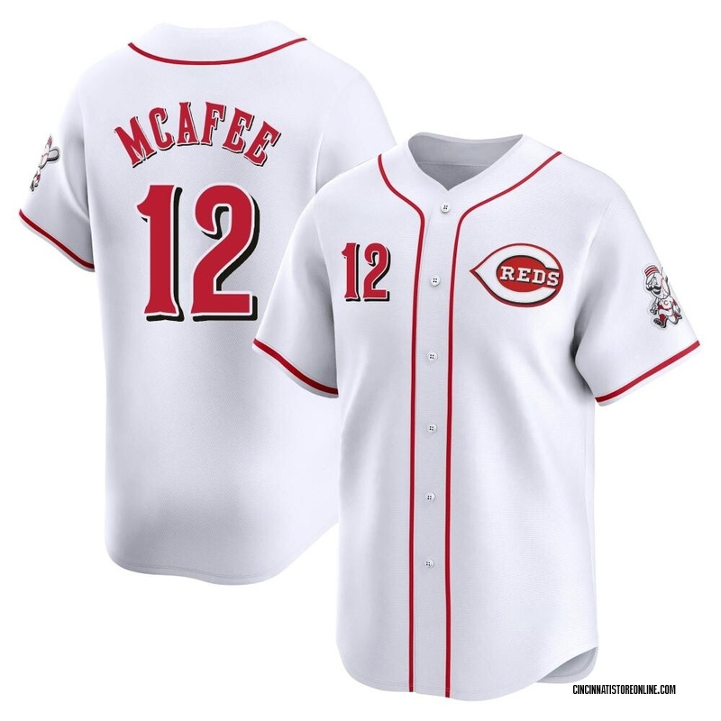 Quincy Mcafee Men's Cincinnati Reds Home Jersey - White Limited