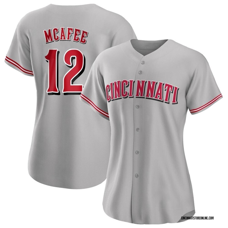 Quincy Mcafee Women's Cincinnati Reds Road Jersey - Gray Replica