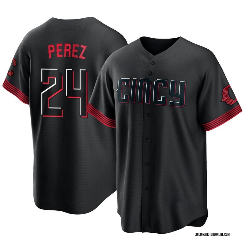 Tony Perez Men's Cincinnati Reds 2023 City Connect Jersey - Black Replica