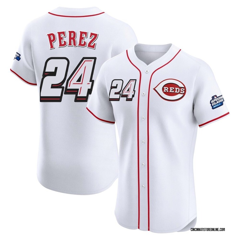 Tony Perez Men's Cincinnati Reds 2025 Speedway Classic Alternate Jersey - White Elite