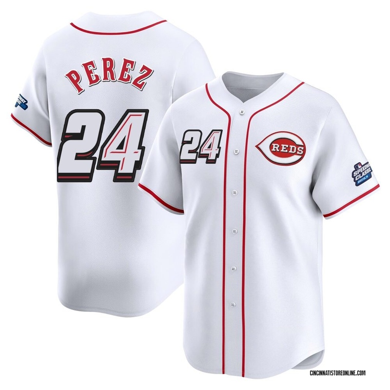 Tony Perez Men's Cincinnati Reds 2025 Speedway Classic Alternate Jersey - White Limited