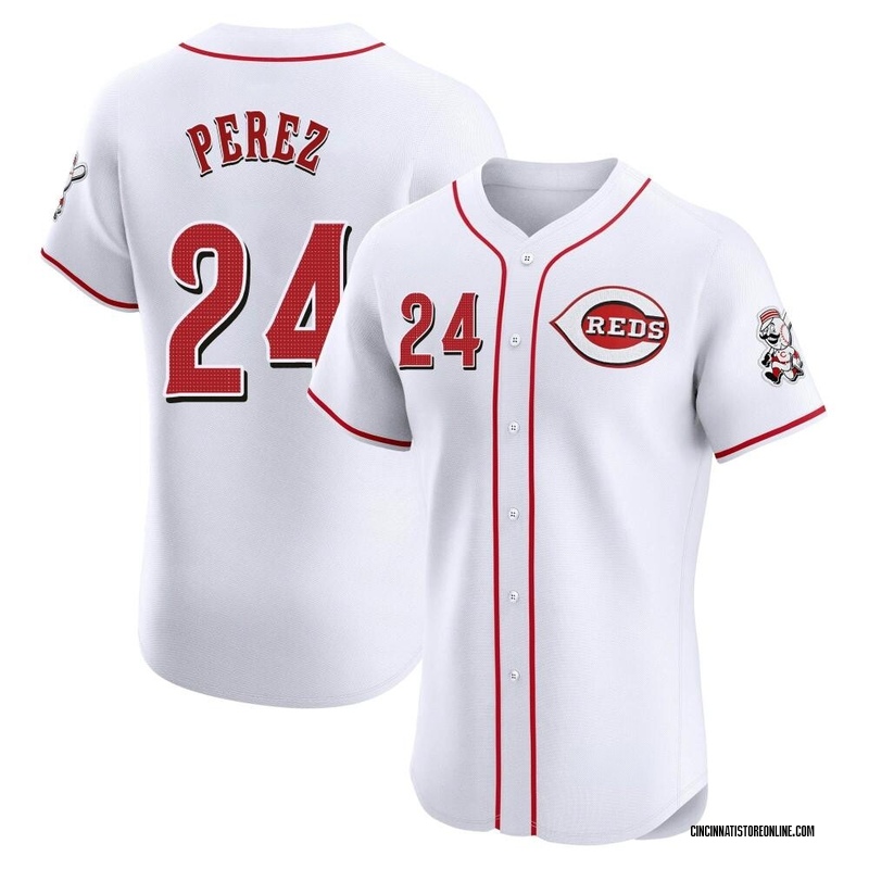 Tony Perez Men's Cincinnati Reds Home Jersey - White Elite