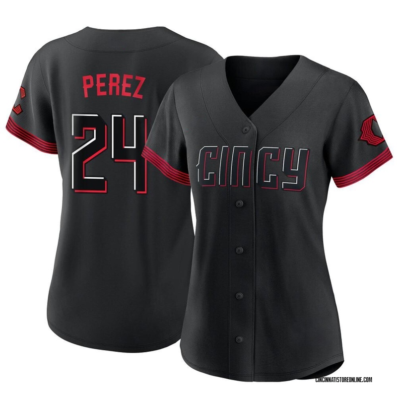 Tony Perez Women's Cincinnati Reds 2023 City Connect Jersey - Black Replica