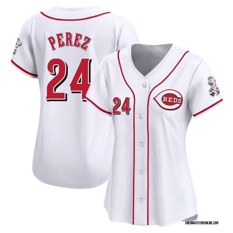 Tony Perez Women's Cincinnati Reds Home Jersey - White Limited