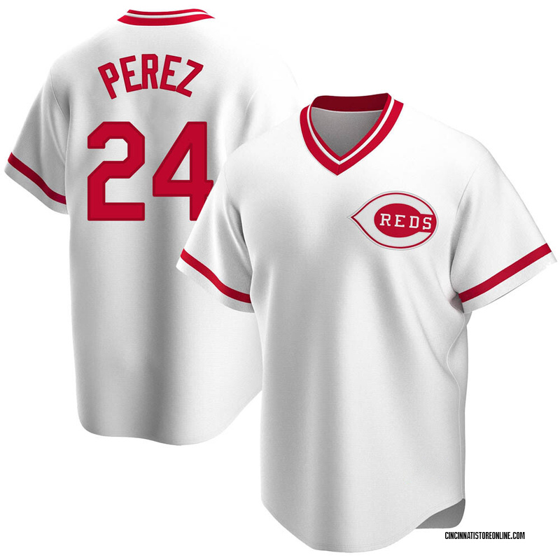 Tony Perez Youth Cincinnati Reds Home Cooperstown Collection Jersey - White Replica