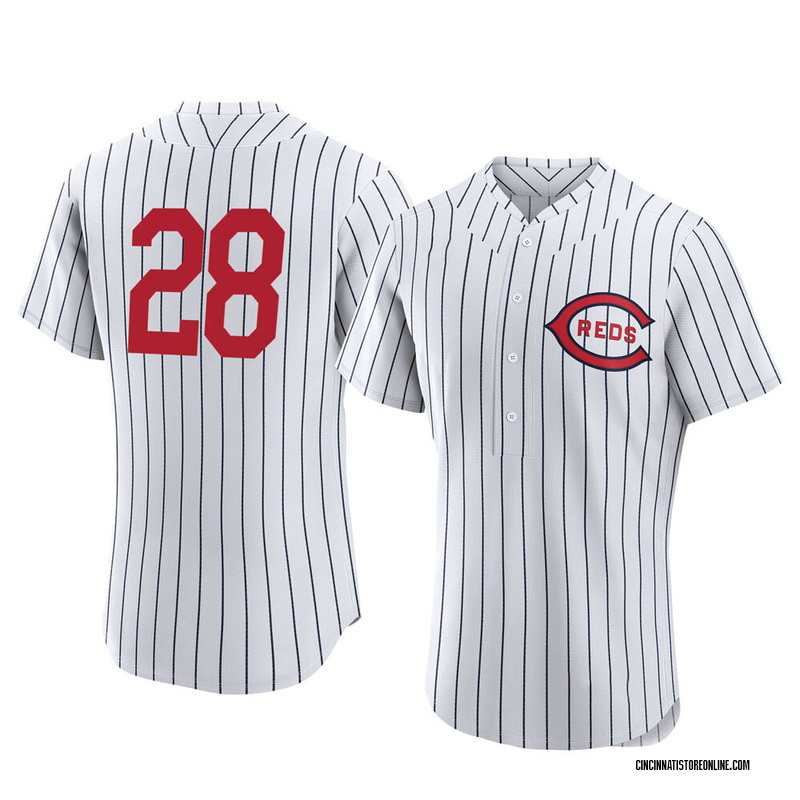 cincinnati reds pinstripe jersey