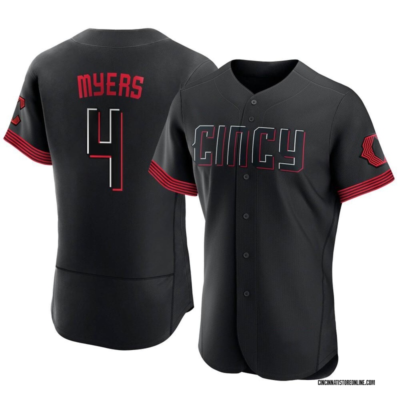 Wil Myers Men's Cincinnati Reds 2023 City Connect Jersey - Black Authentic
