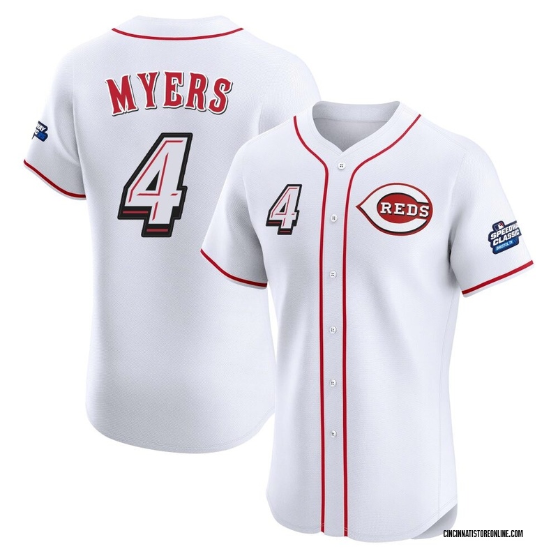 Wil Myers Men's Cincinnati Reds 2025 Speedway Classic Alternate Jersey - White Elite