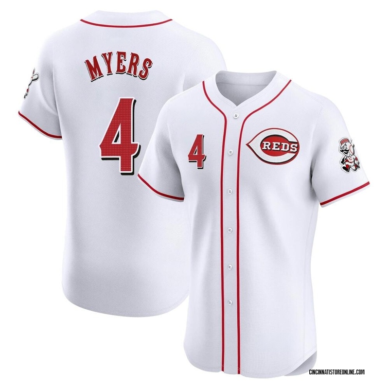 Wil Myers Men's Cincinnati Reds Home Patch Jersey - White Elite