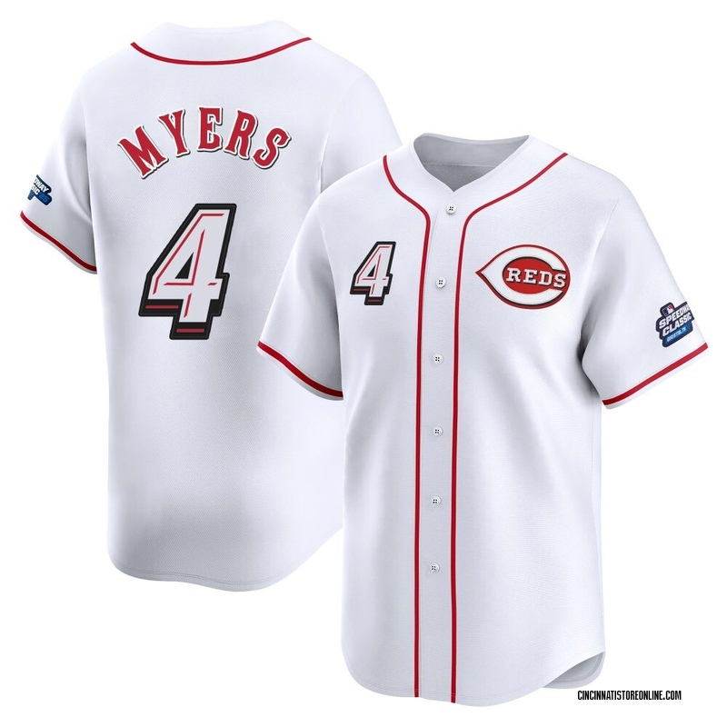 Wil Myers Youth Cincinnati Reds 2025 Speedway Classic Alternate Jersey - White Limited