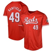 Will Banfield Men's Cincinnati Reds Alternate Jersey - Red Limited