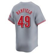 Will Banfield Men's Cincinnati Reds Away Jersey - Gray Limited