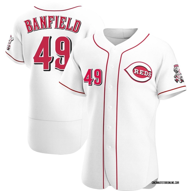 Will Banfield Men's Cincinnati Reds Home Jersey - White Authentic
