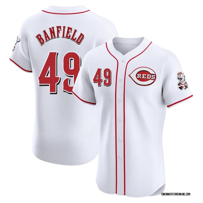 Will Banfield Men's Cincinnati Reds Home Jersey - White Elite