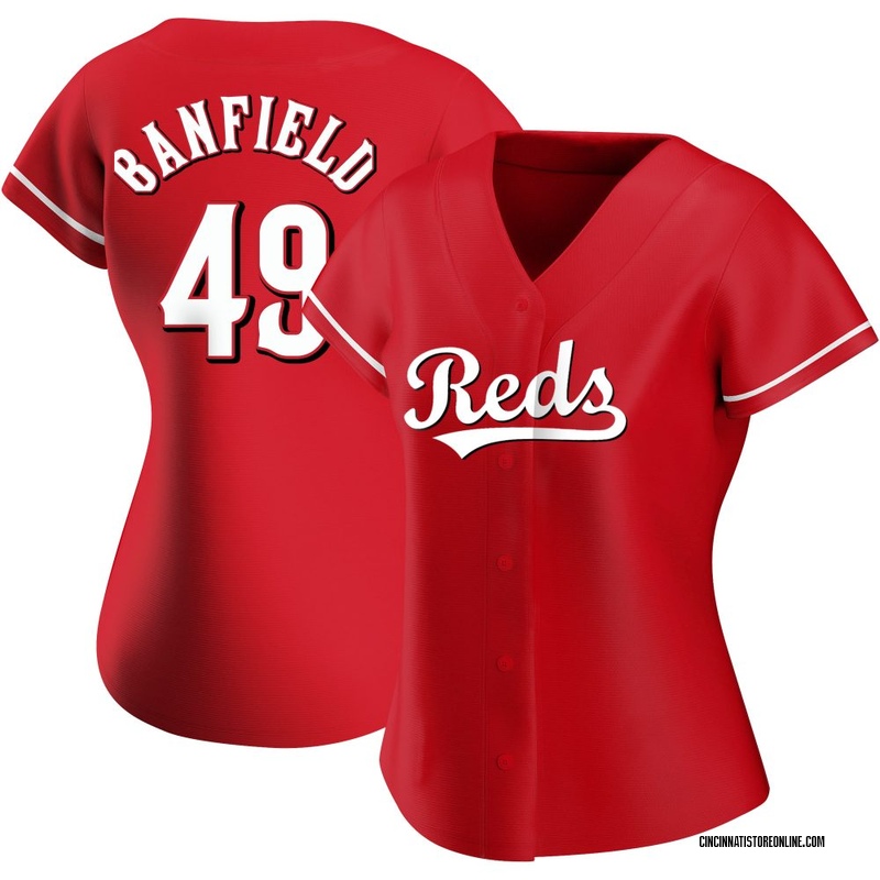 Will Banfield Women's Cincinnati Reds Alternate Jersey - Red Replica