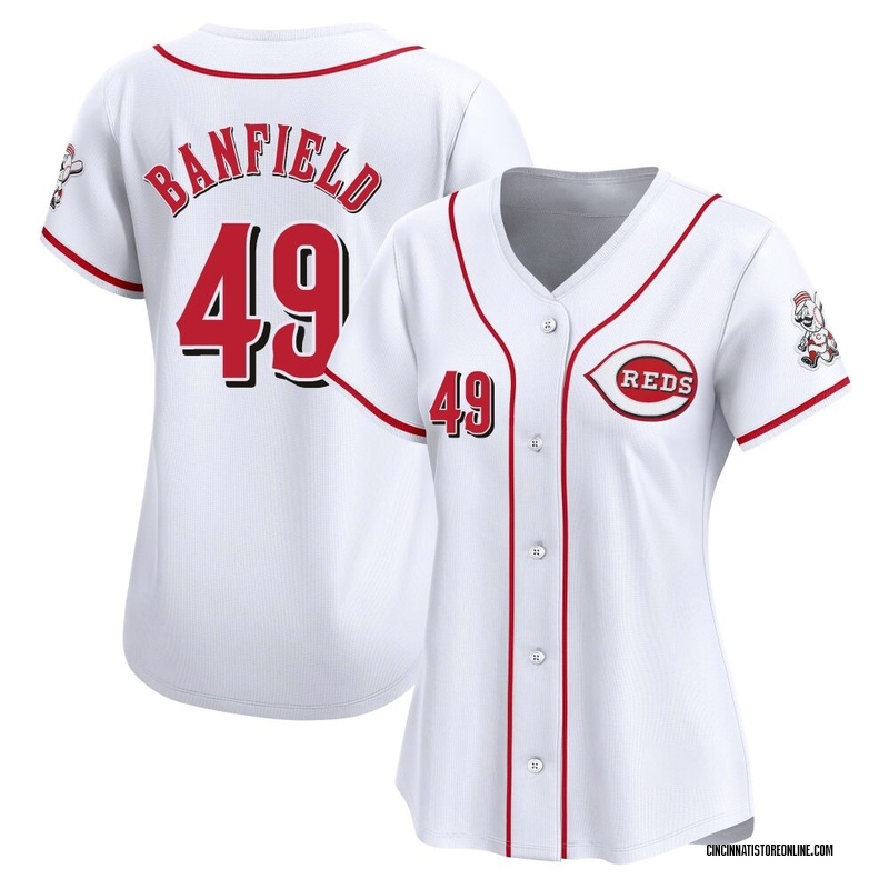 Will Banfield Women's Cincinnati Reds Home Jersey - White Limited
