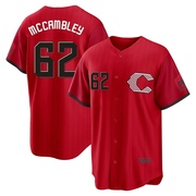 Zachary McCambley Men's Cincinnati Reds 2026 City Connect Stadium Jersey - Red Limited