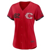 Zachary McCambley Women's Cincinnati Reds 2026 City Connect Stadium Jersey - Red Limited