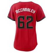 Zachary McCambley Women's Cincinnati Reds 2026 City Connect Stadium Jersey - Red Limited
