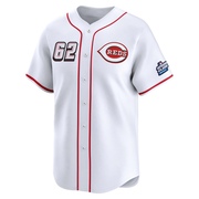 Zachary McCambley Youth Cincinnati Reds 2025 Speedway Classic Alternate Jersey - White Limited