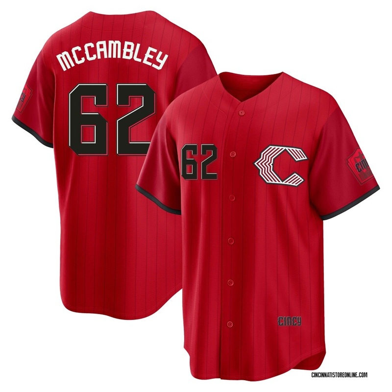 Zachary McCambley Youth Cincinnati Reds 2026 City Connect Stadium Jersey - Red Limited