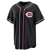 Zachary McCambley Youth Cincinnati Reds Fashion Out Jersey - Black Replica